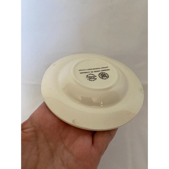 University of South Carolina South Carolina Library Wedgwood Ashtray - Picture 2 of 8